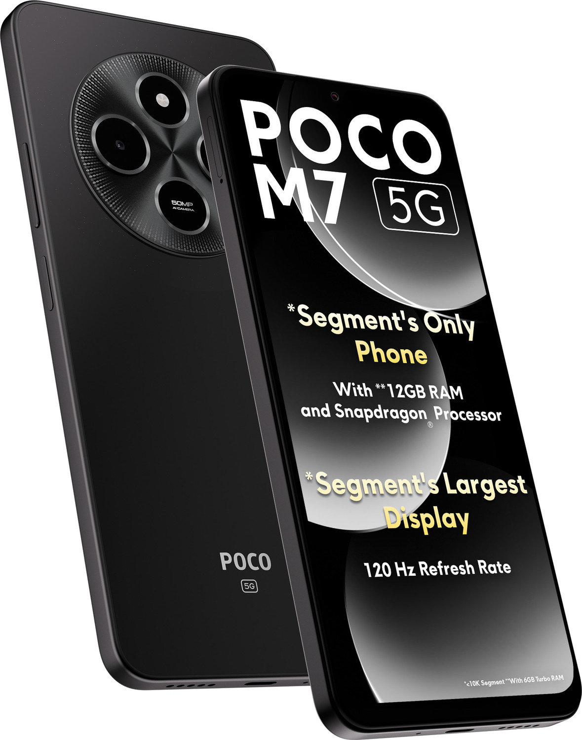 POCO M7 5G (Satin Black, 128 GB)
