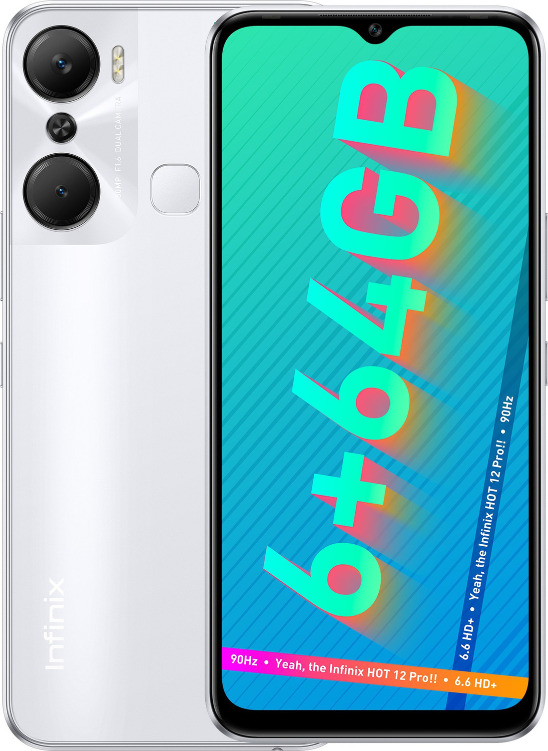 Image of Infinix Hot 12 Pro (Halo White, 64 GB)