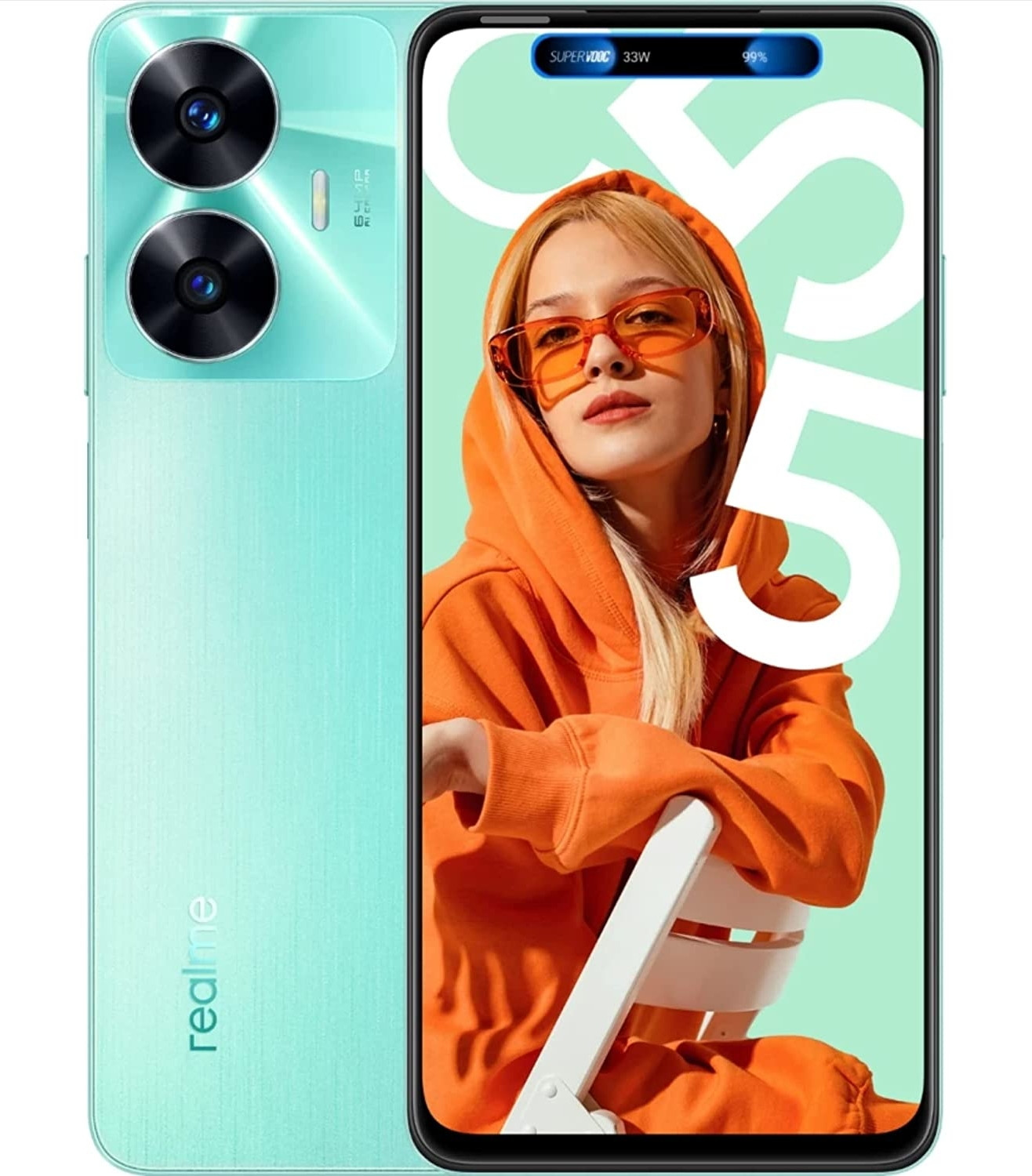 Image of realme C55 (Rainforest, 64 GB) (6 GB RAM)