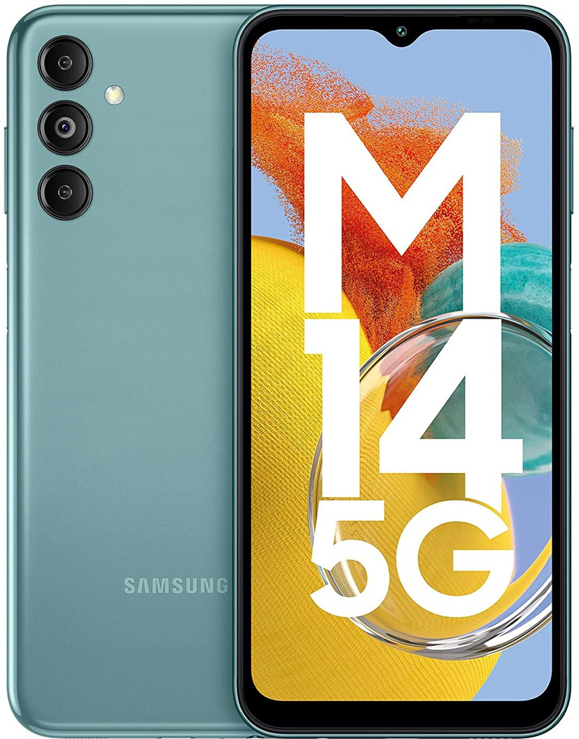 Image of Samsung Galaxy M14 5G (Smoky Teal, 128 GB)