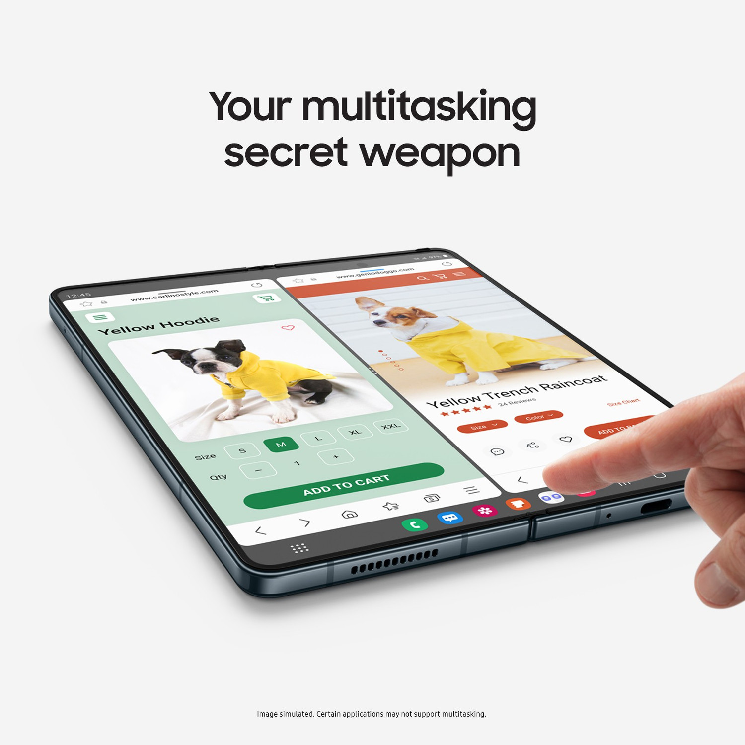 Image of Samsung Galaxy Z Fold4 5G (Beige, 256 GB)