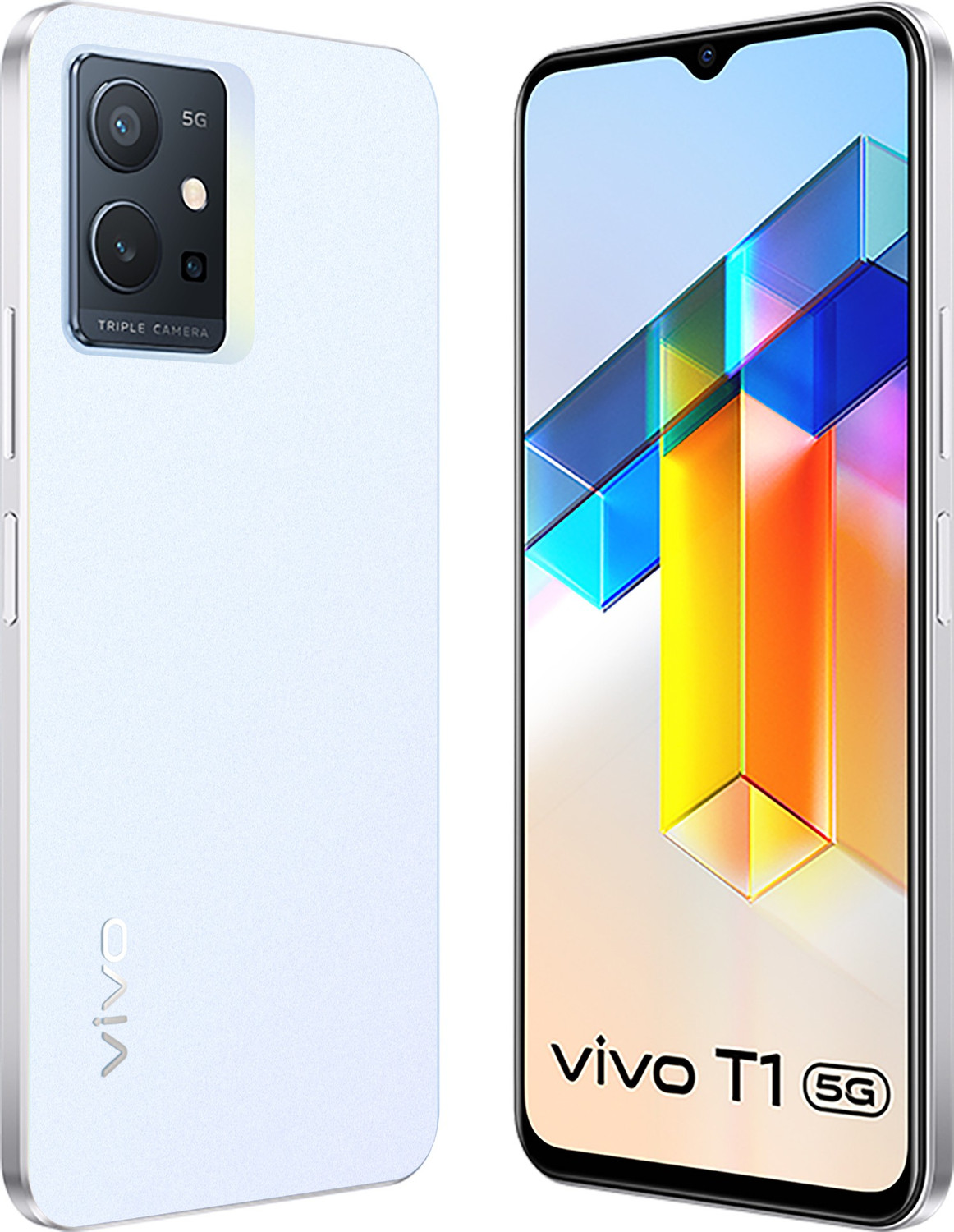 Image of vivo T1 5G (Silky White, 128 GB)