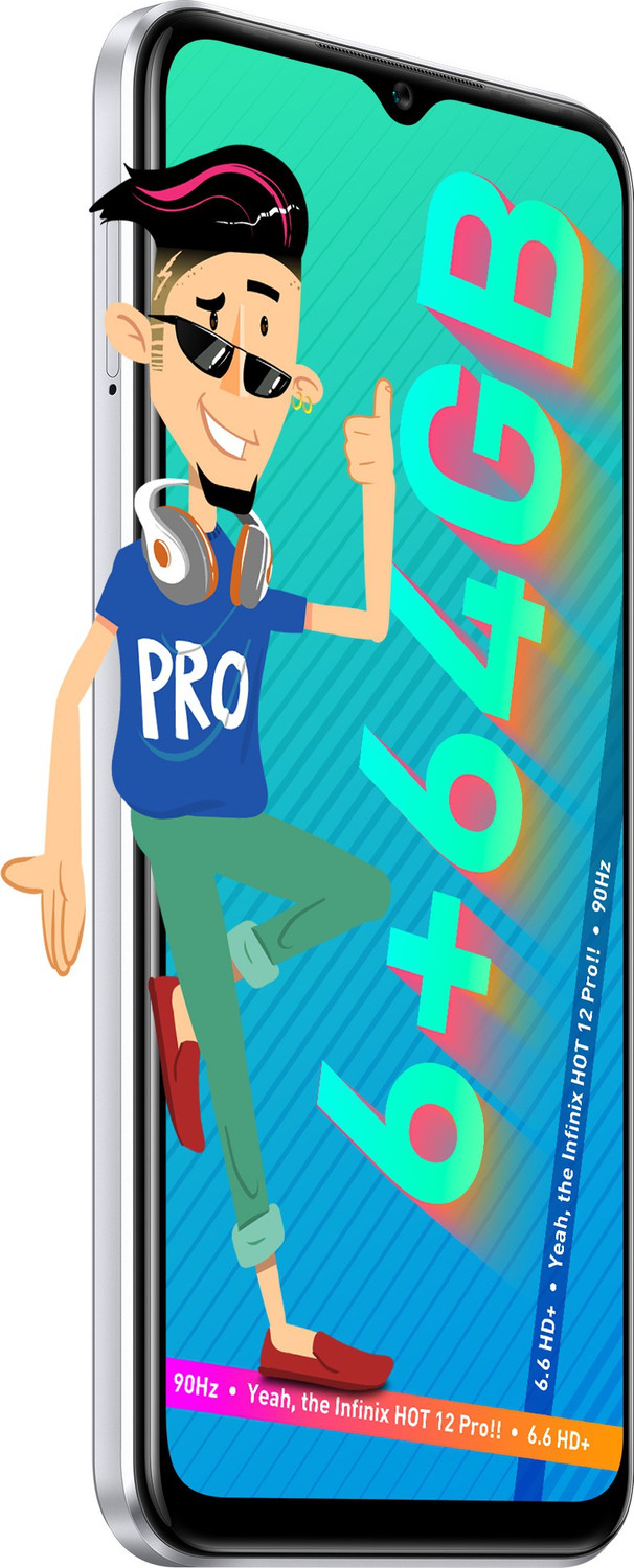 Image of Infinix Hot 12 Pro (Halo White, 64 GB)
