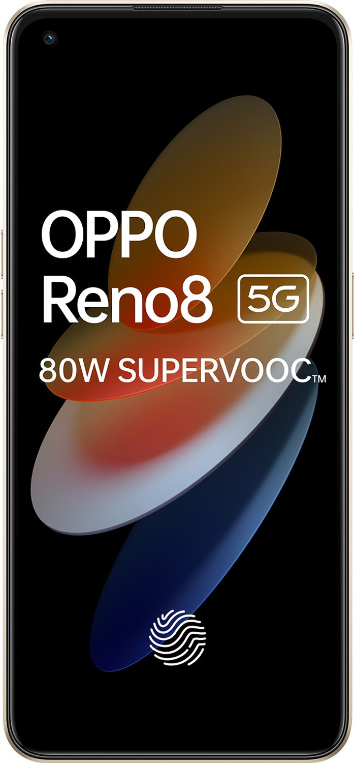 Image of OPPO Reno8 5G (Shimmer Gold, 128 GB)
