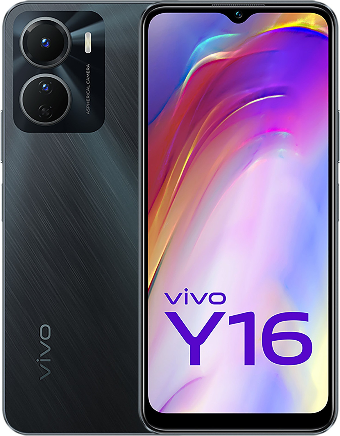 Image of vivo Y16 (Steller Black, 64 GB)