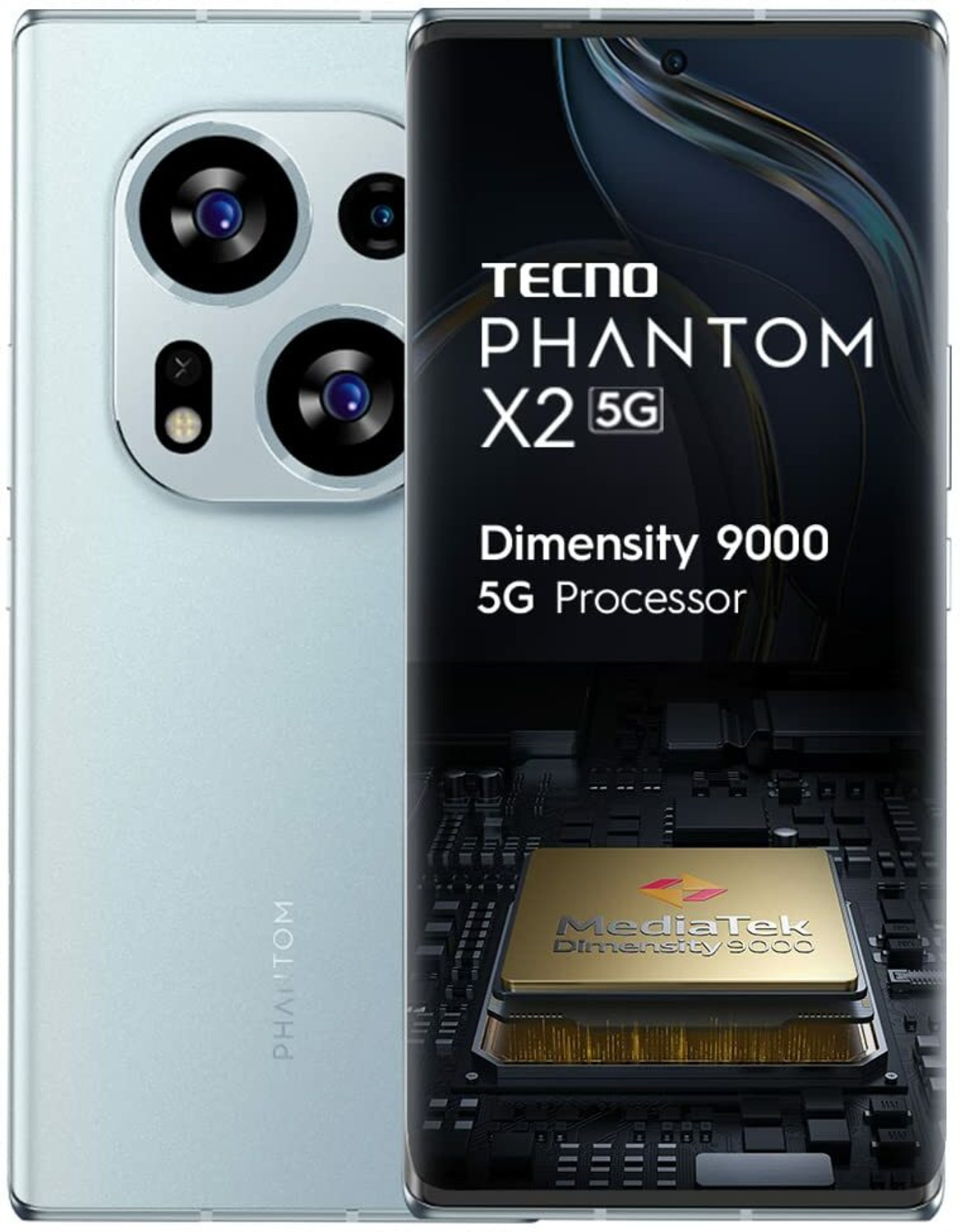 Image of Tecno Phantom X2 (Moonlight Silver, 256 GB) (8 GB RAM)