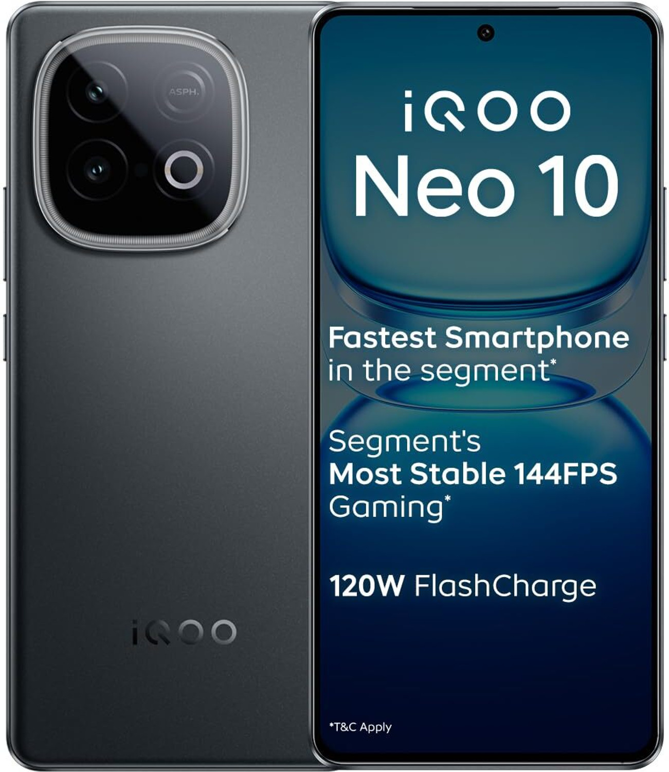 Neo 10 (Asphalt Black, 256 GB) (8 GB RAM)