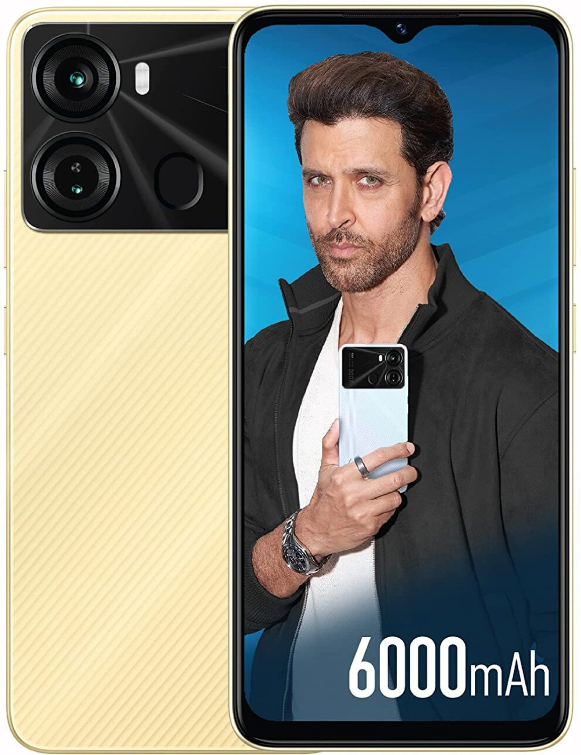 Image of itel P40 (Luxurious Gold, 32 GB)