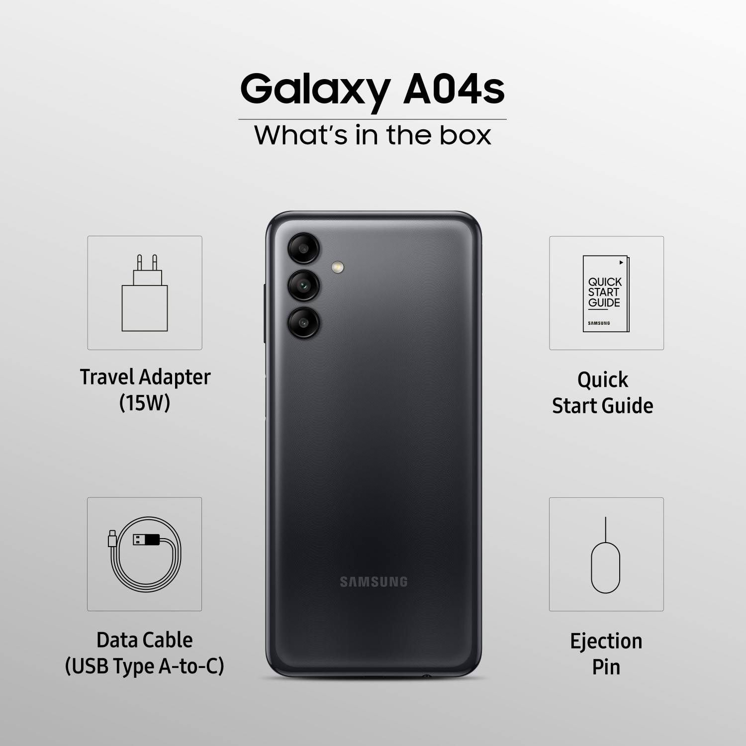 Image of Samsung Galaxy A04s (Black, 64 GB)