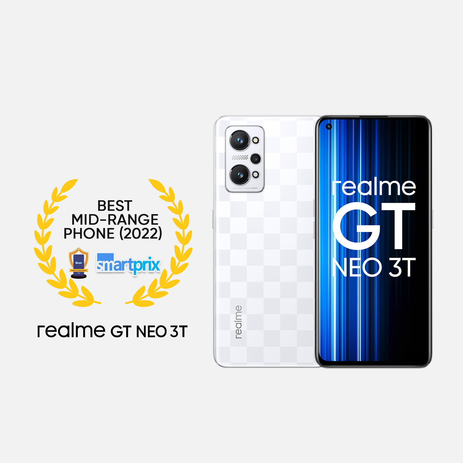 Image of realme GT Neo 3T (Drifting White, 256 GB)