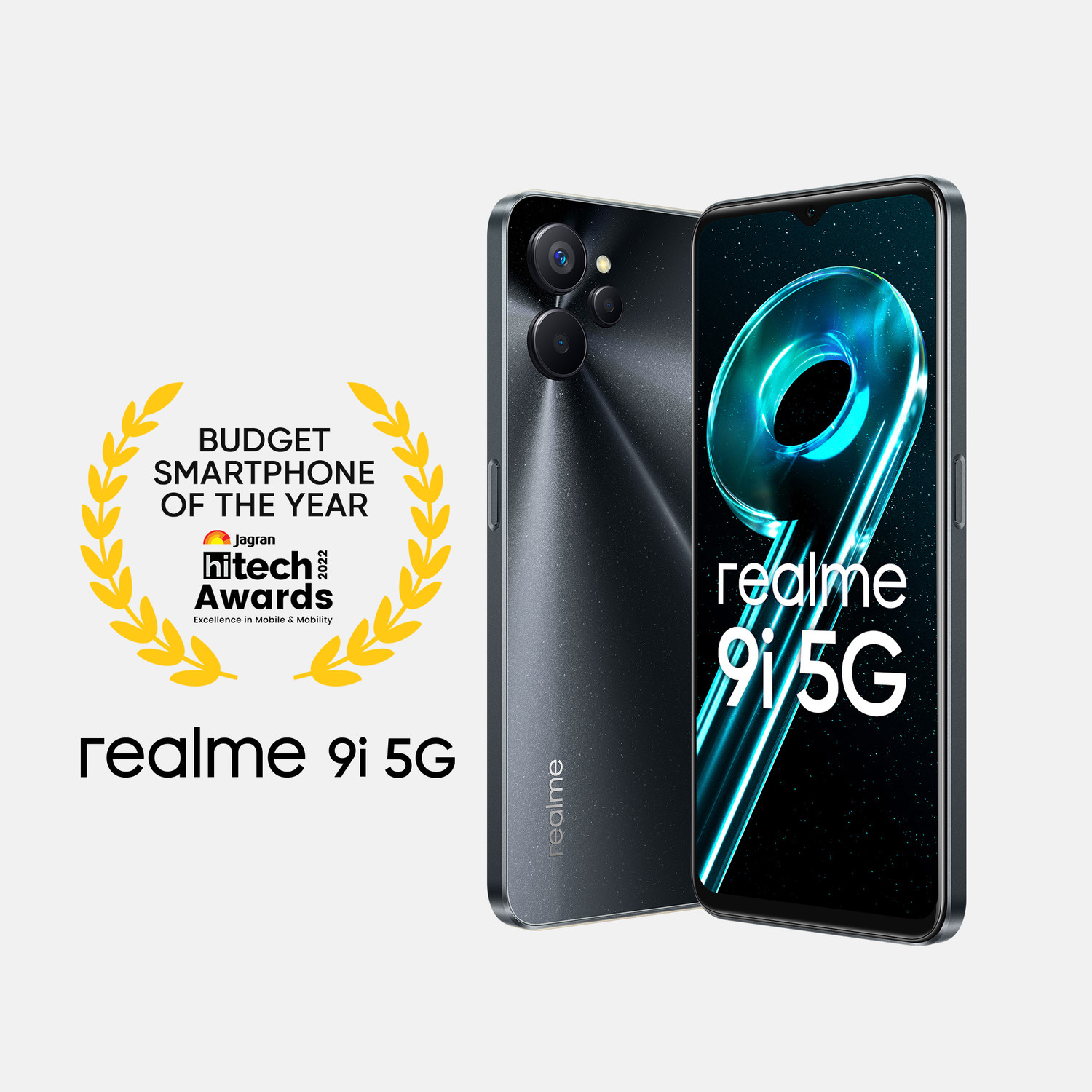 Image of realme 9i 5G (Rocking Black, 128 GB)