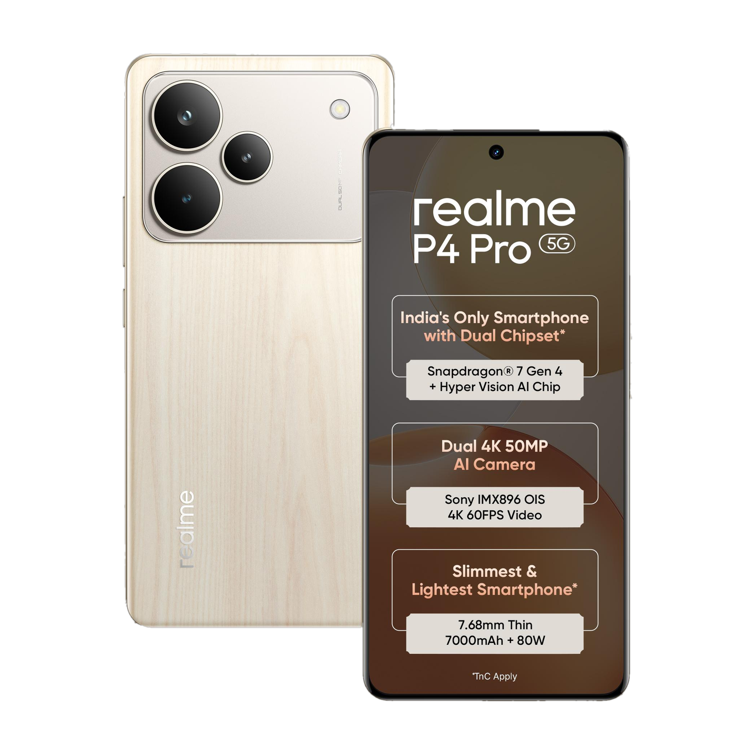 realme P4 Pro 5G (Birch Wood, 128 GB)