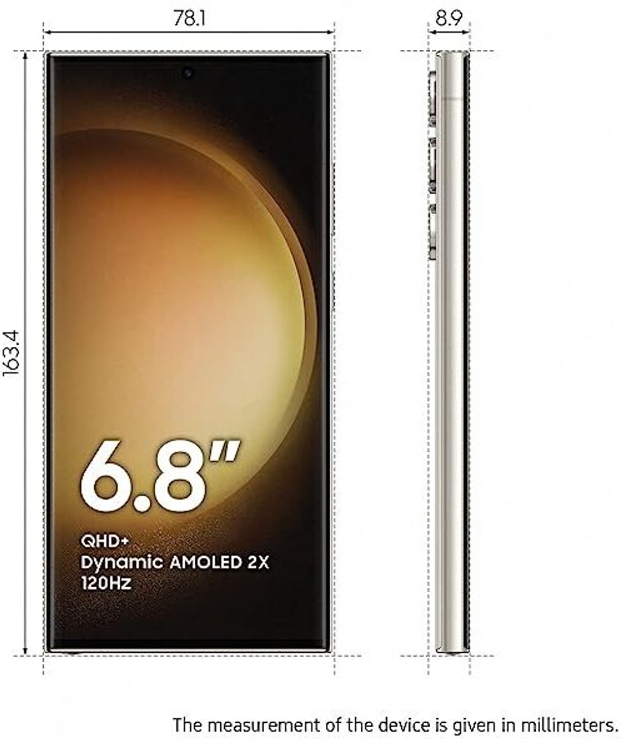 Image of SAMSUNG Galaxy S23 Ultra 5G (Cream, 512 GB) (12 GB RAM)