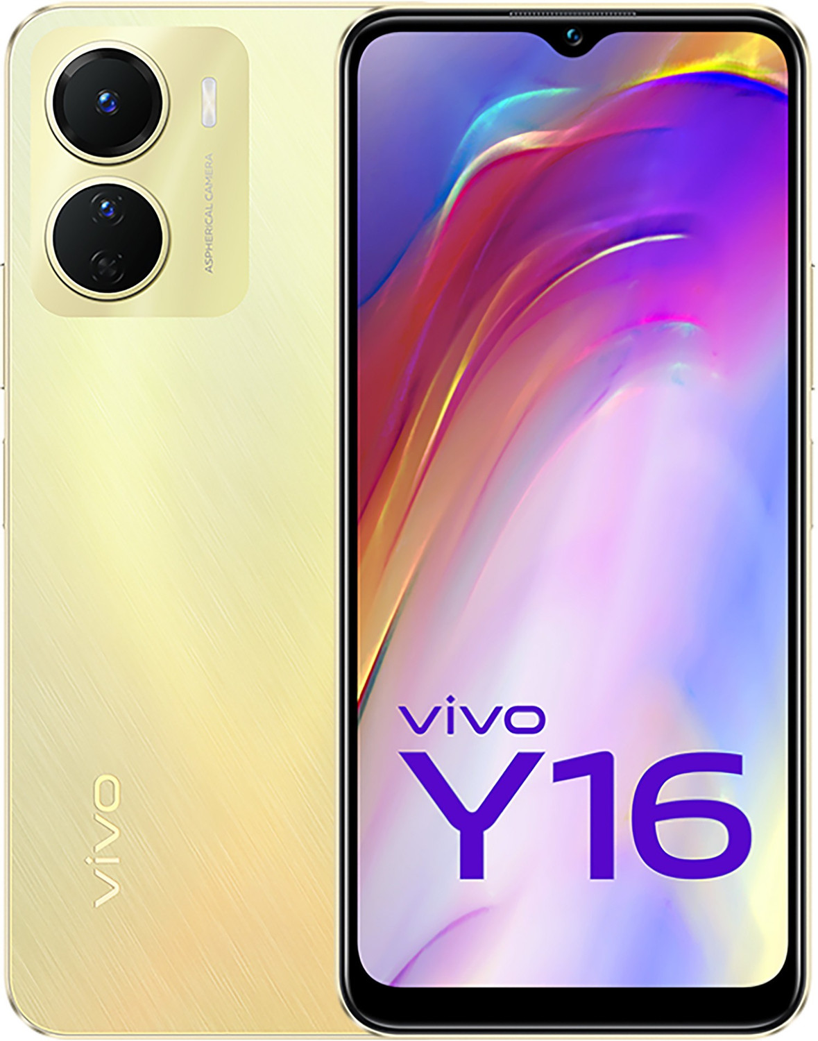 Image of vivo Y16 (Drizzling Gold, 64 GB)