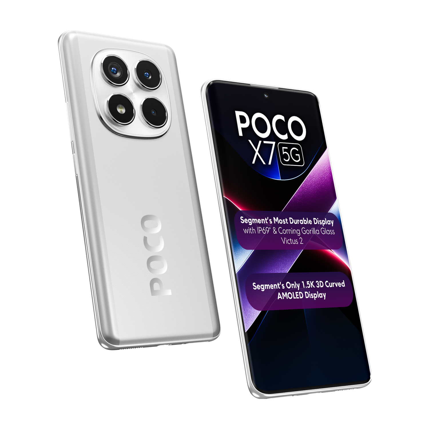 POCO X7 5G (Cosmic Silver, 256 GB)