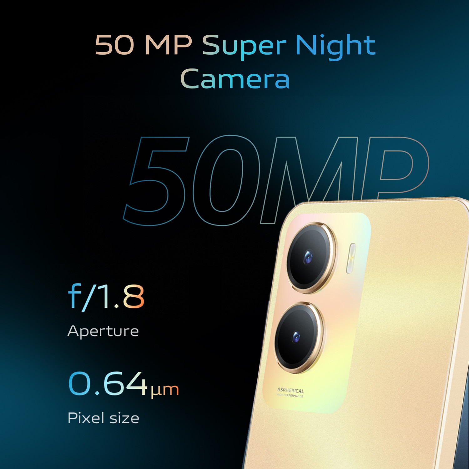 Image of vivo T2x 5G (Aurora Gold, 128 GB)
