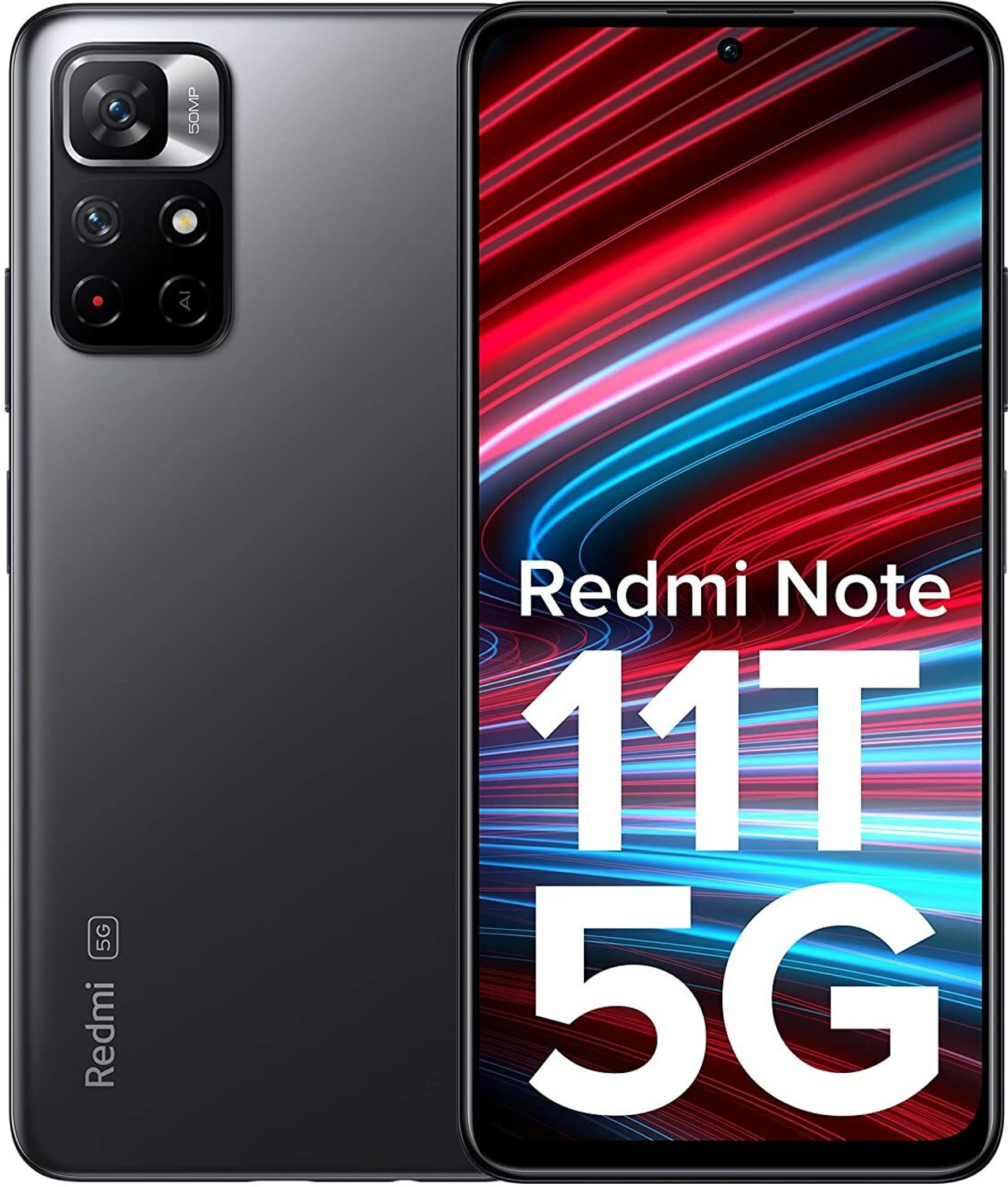 Image of REDMI Note 11T 5G (Matte black, 64 GB)