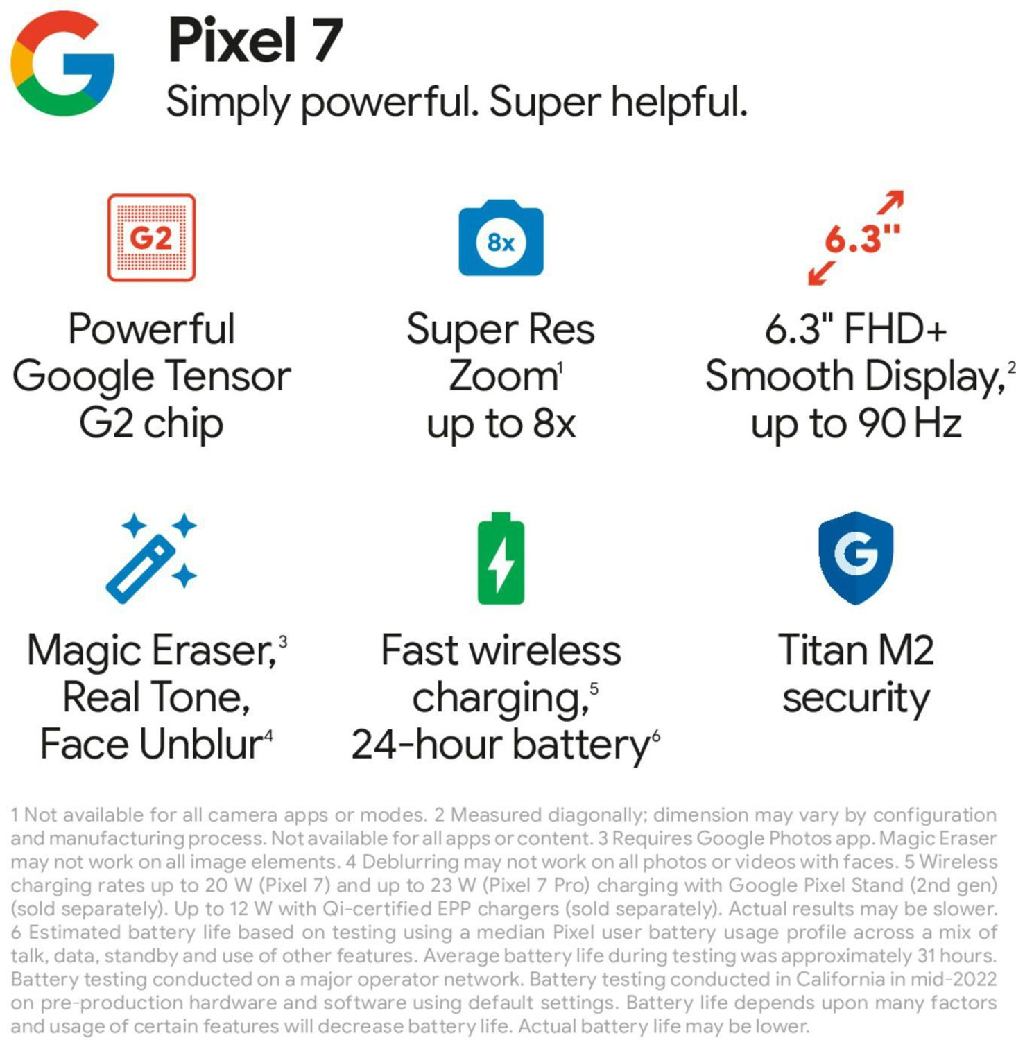 Image of Google Pixel 7 (Lemongrass, 128 GB)