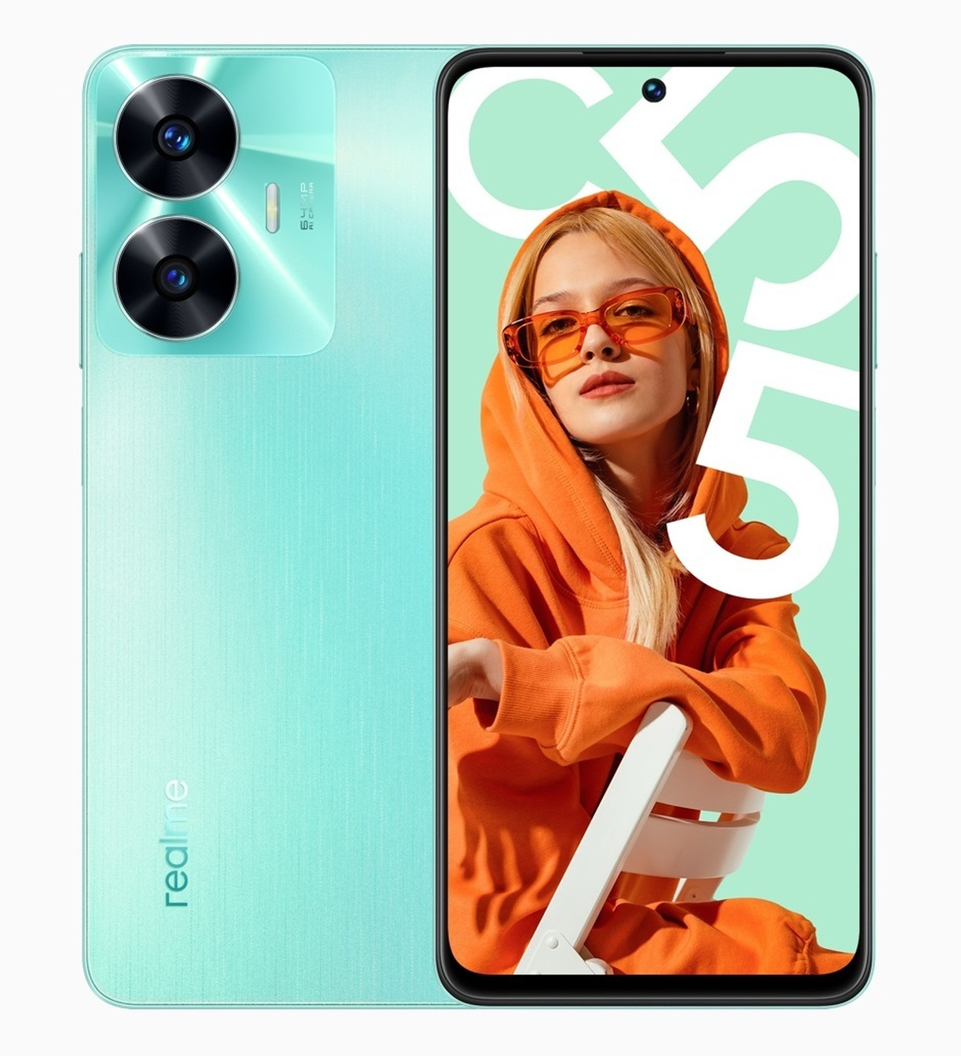Image of realme C55 (Rainforest / Green, 64 GB) (6 GB RAM)