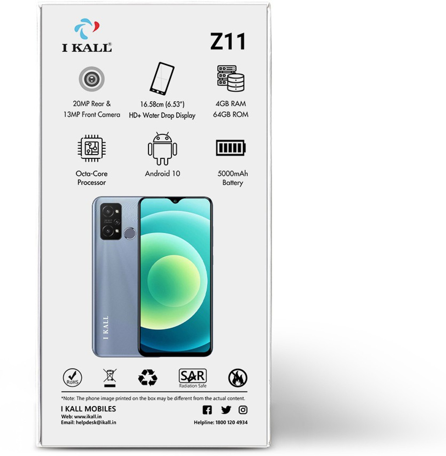 Image of I Kall Z11 (Grey, 64 GB)