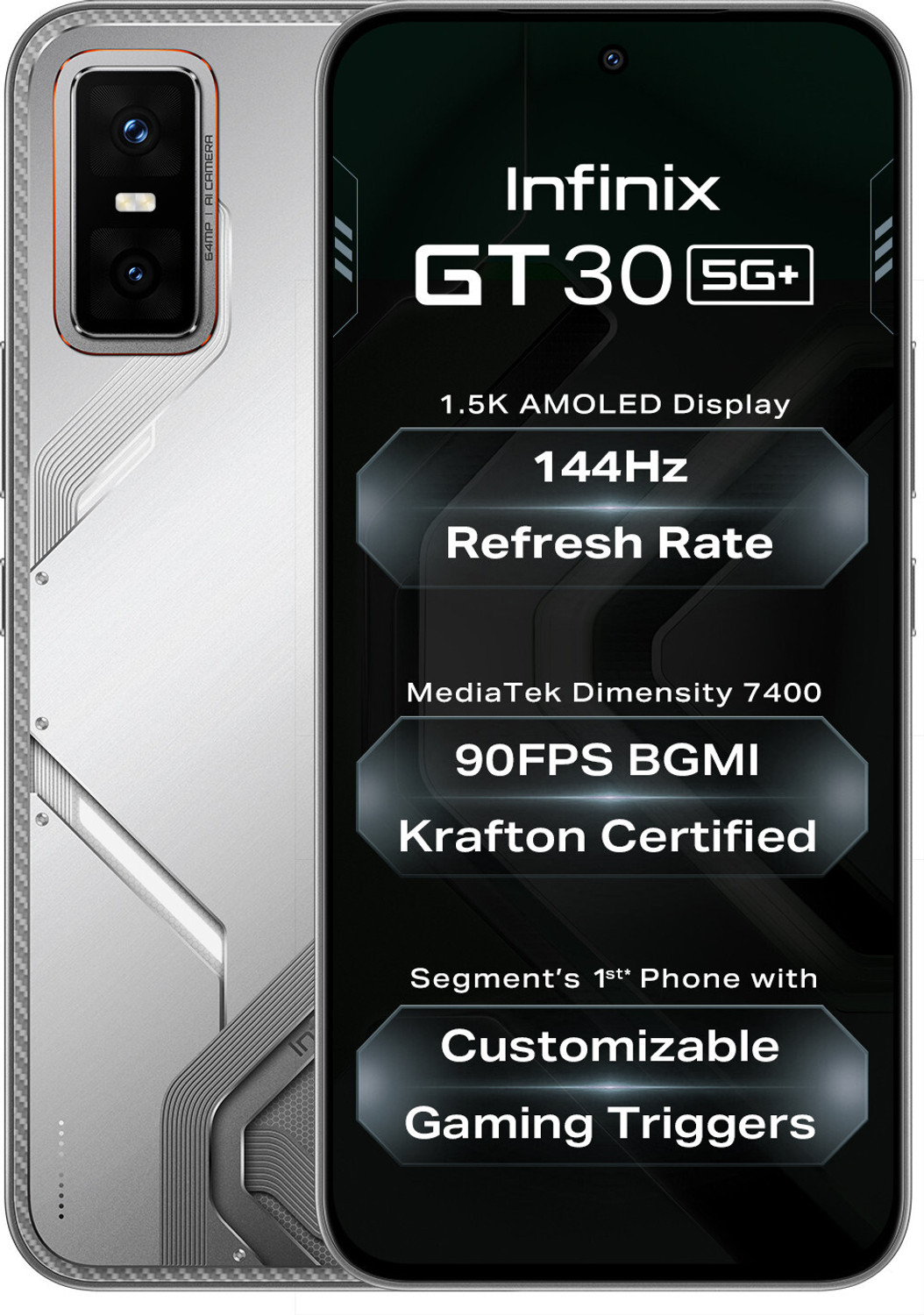 Infinix GT 30 5G+ Blade White 128GB – ₹21,999 (12% Off)