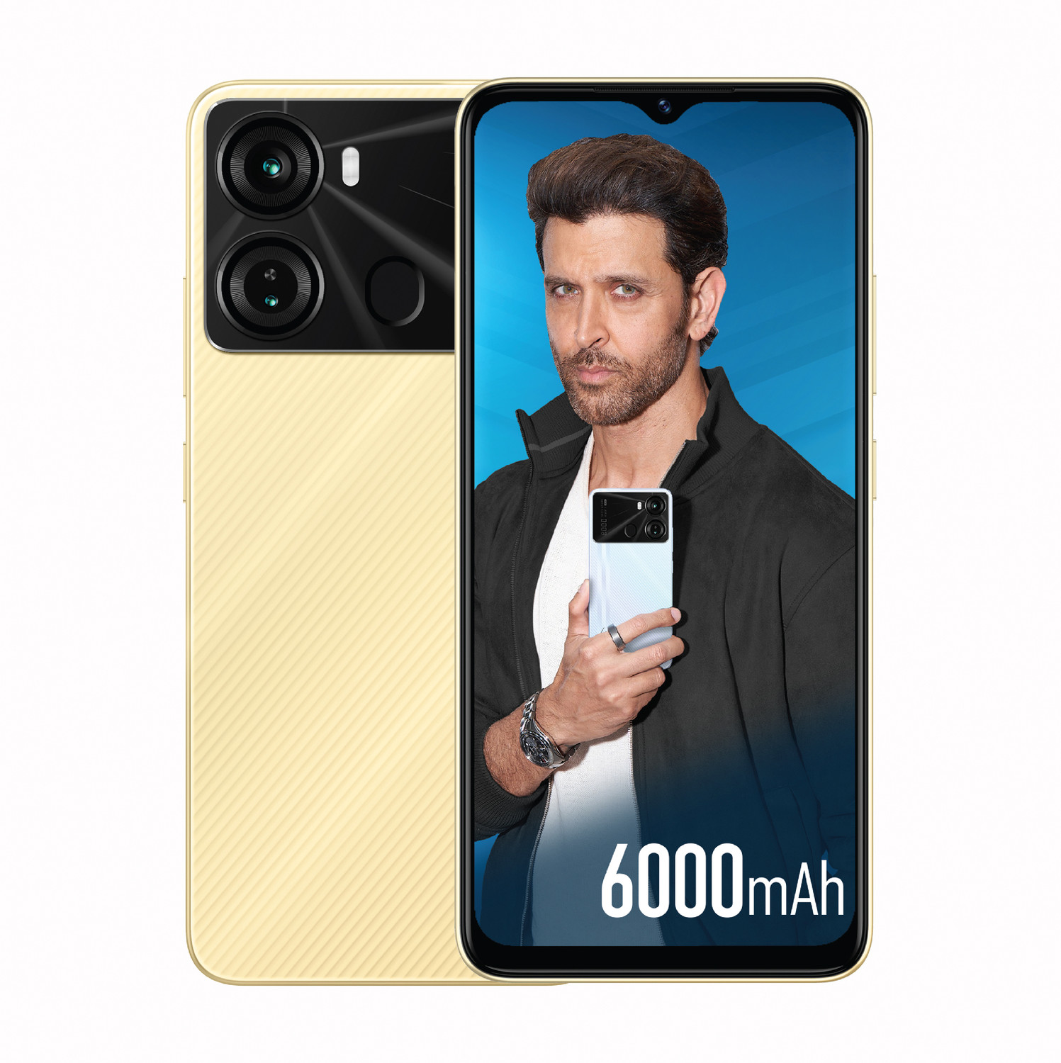 Image of itel P40 (Luxurious Gold, 32 GB)