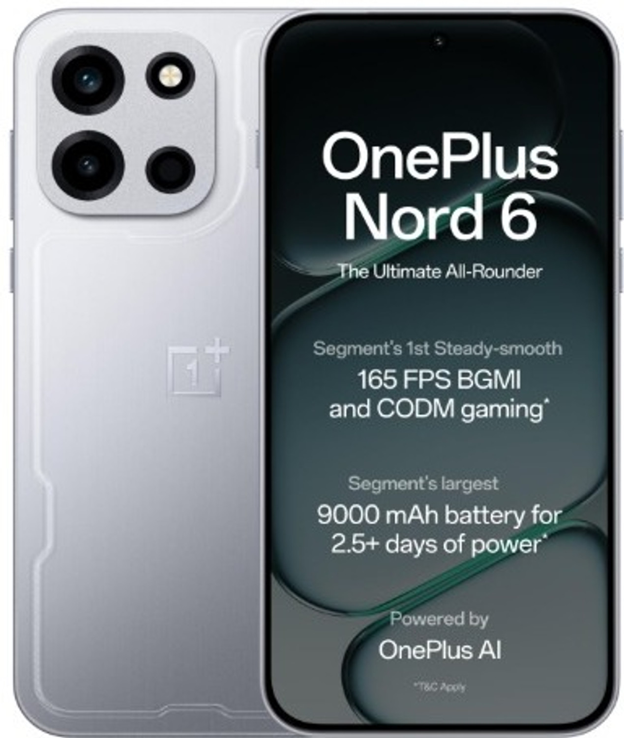 Nord 6 (Quick Silver, 256 GB) (8 GB RAM)