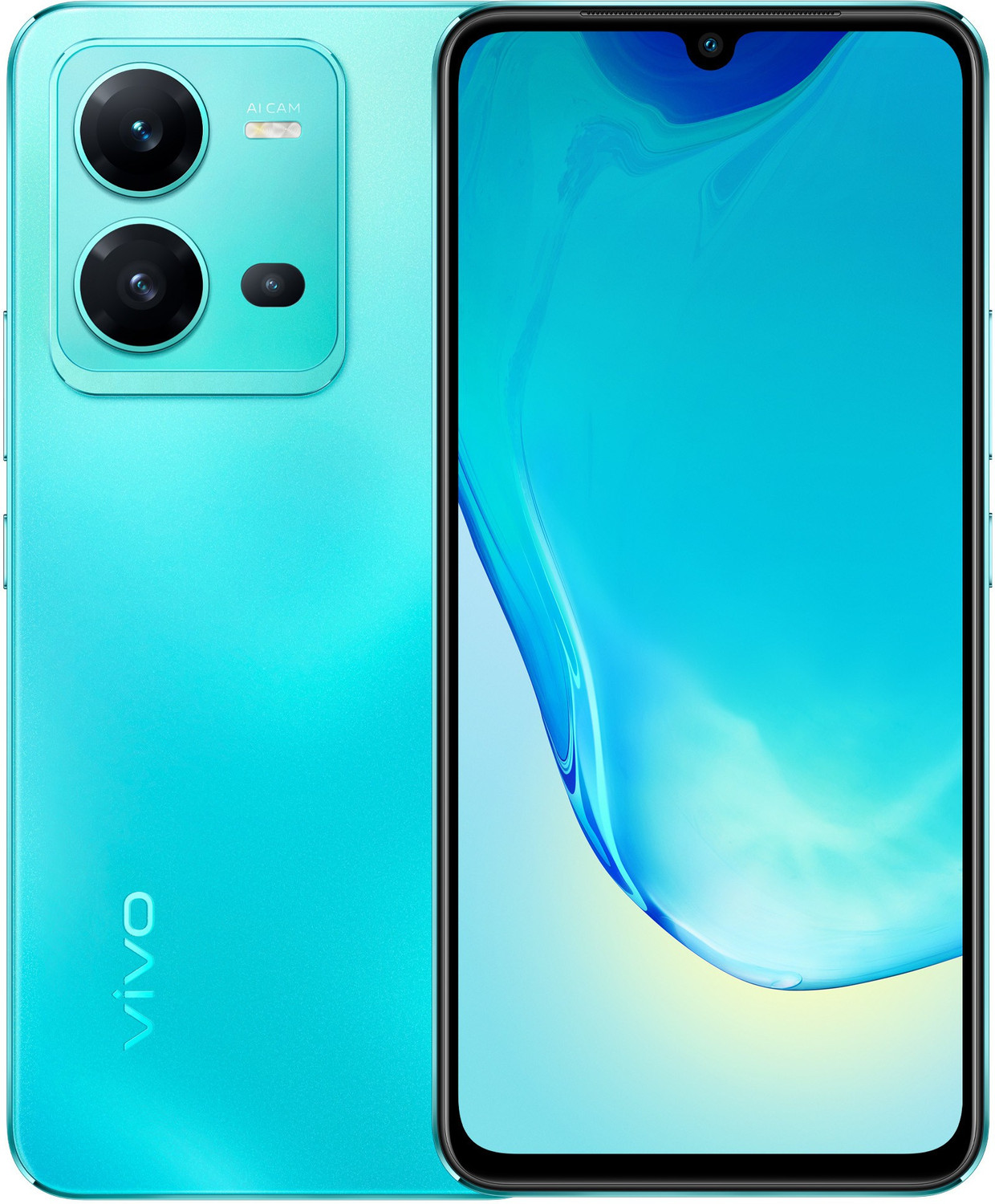 Image of vivo V25 5G (Surfing Blue, 128 GB)