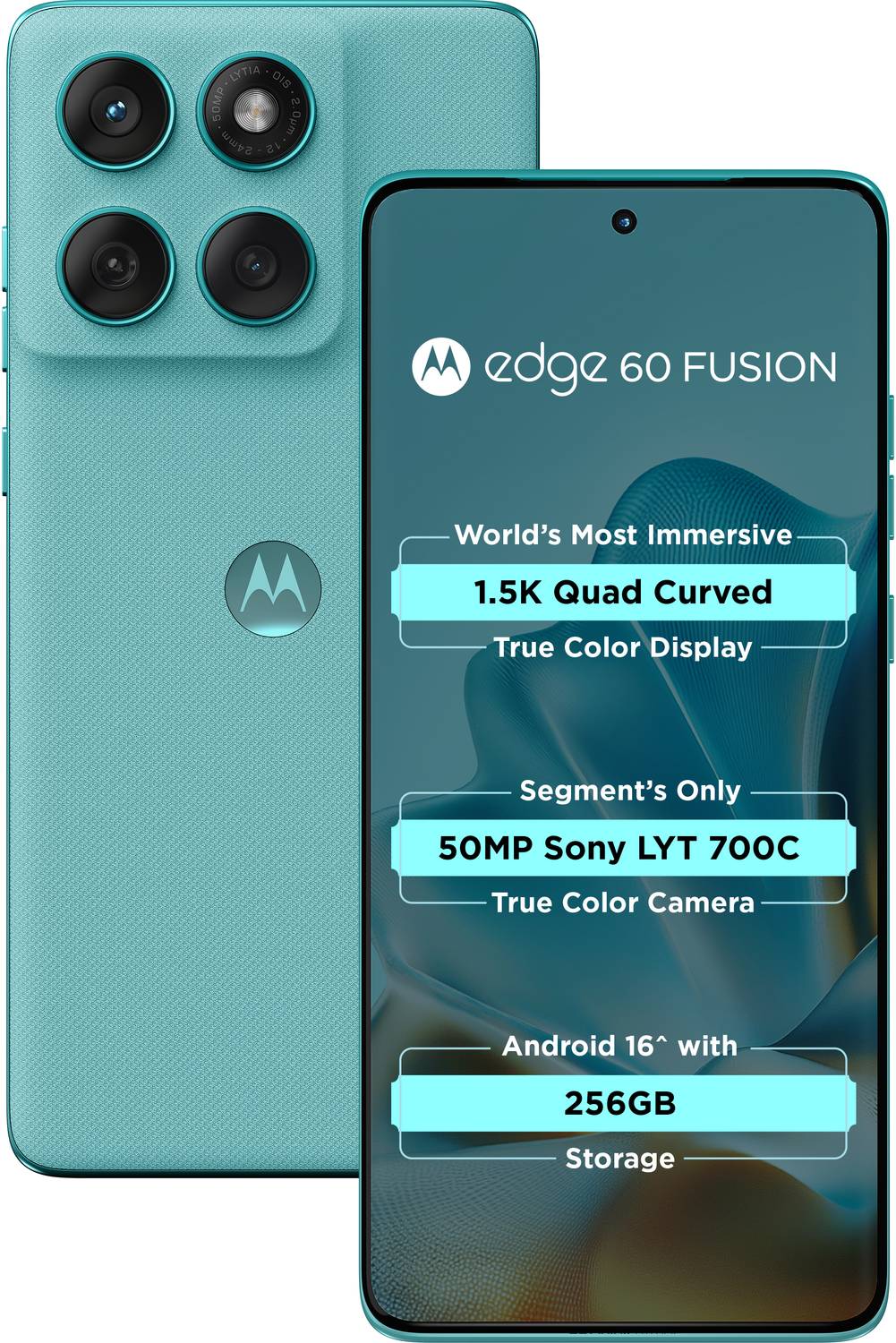 MOTOROLA Edge 60 Fusion 5G (PANTONE Amazonite, 256 GB)
