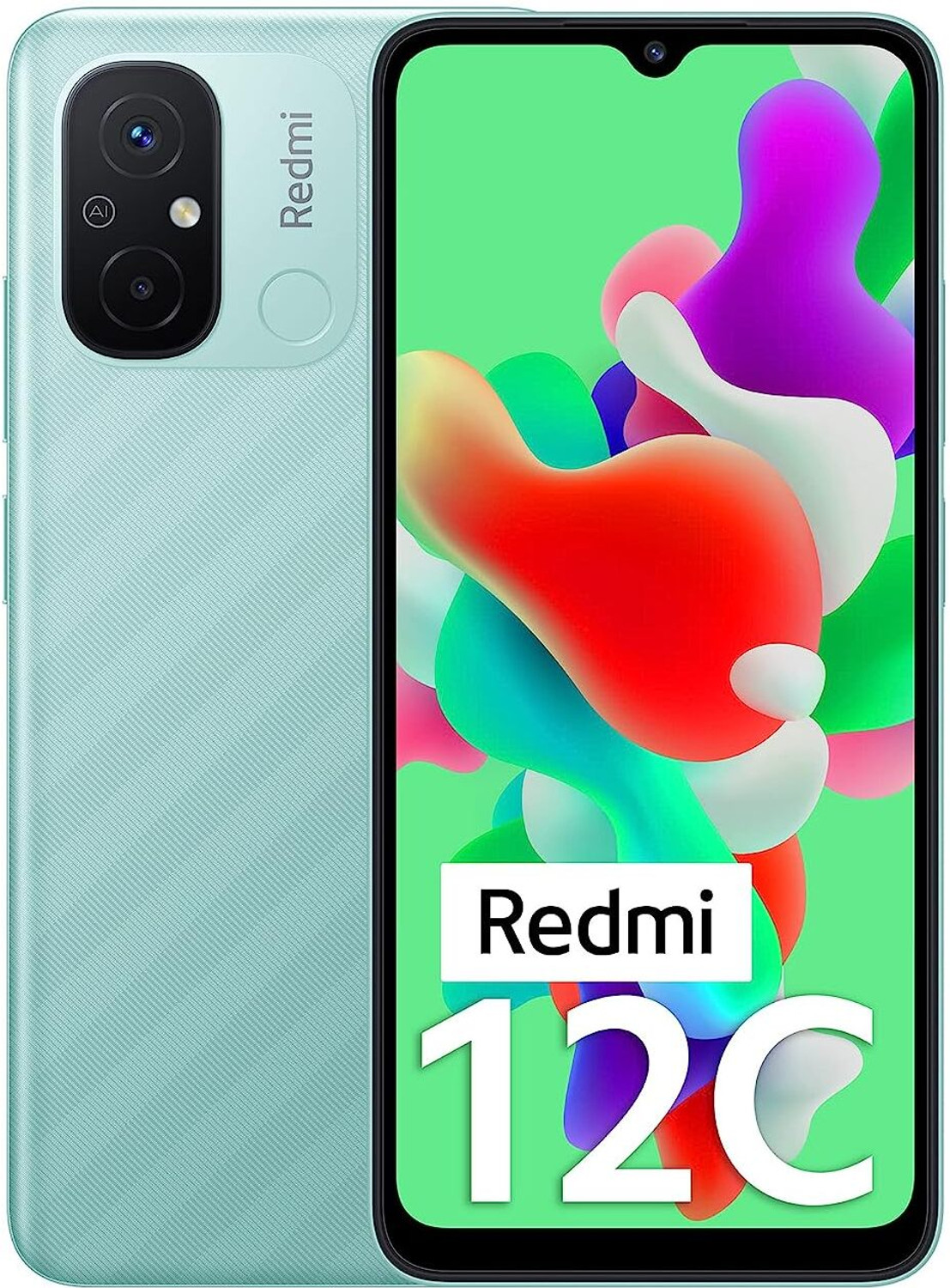 Image of REDMI 12c (Mint Green, 6 GB) (128 GB RAM)