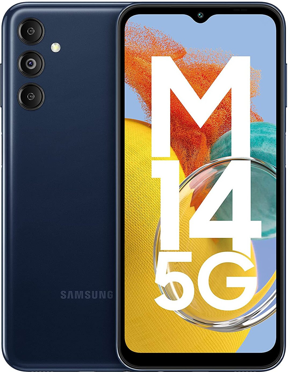 Image of Samsung Galaxy M14 5G (Berry Blue, 128 GB)