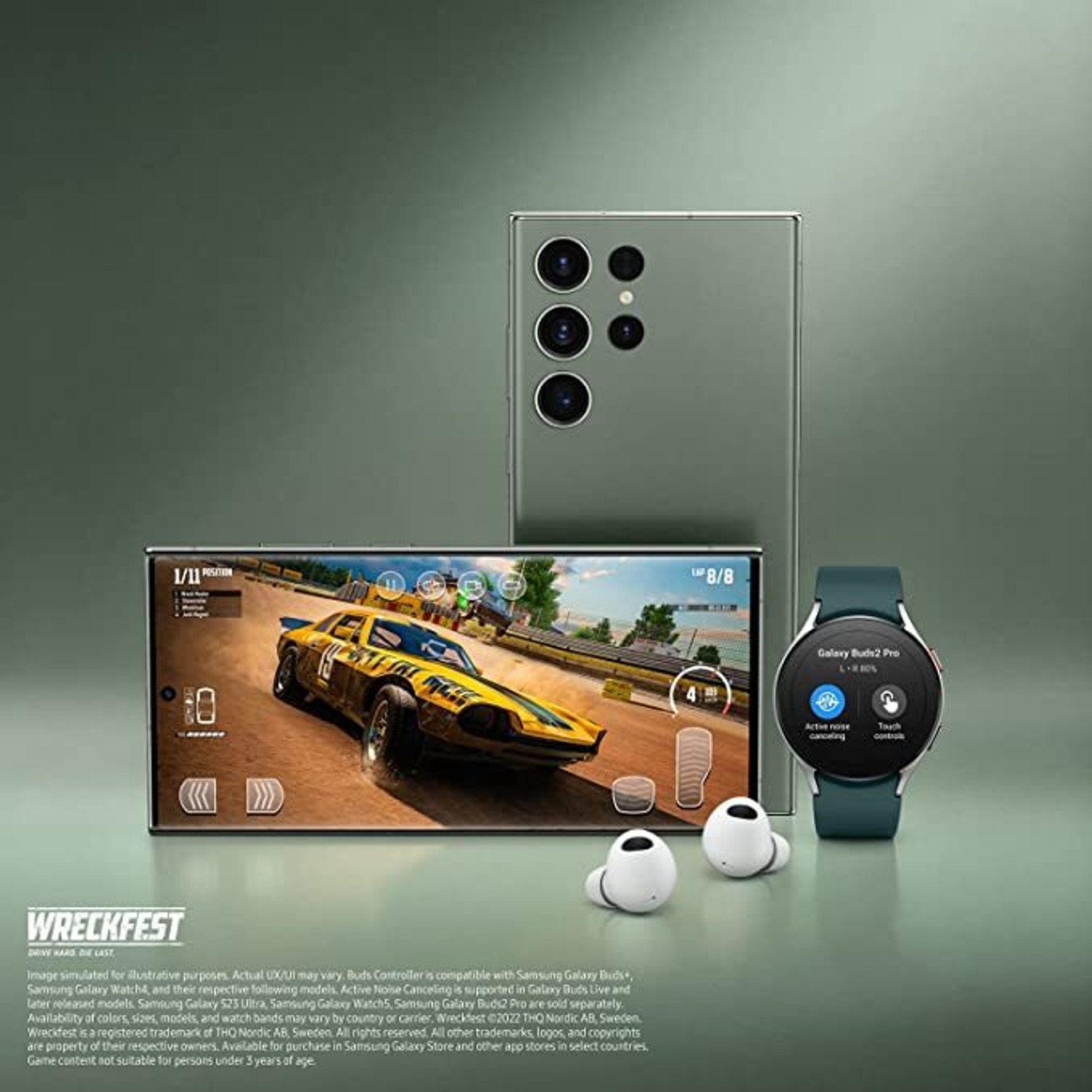 Image of SAMSUNG Galaxy S23 Ultra 5G (Phantom Black, Cream, 512 GB) (12 GB RAM)
