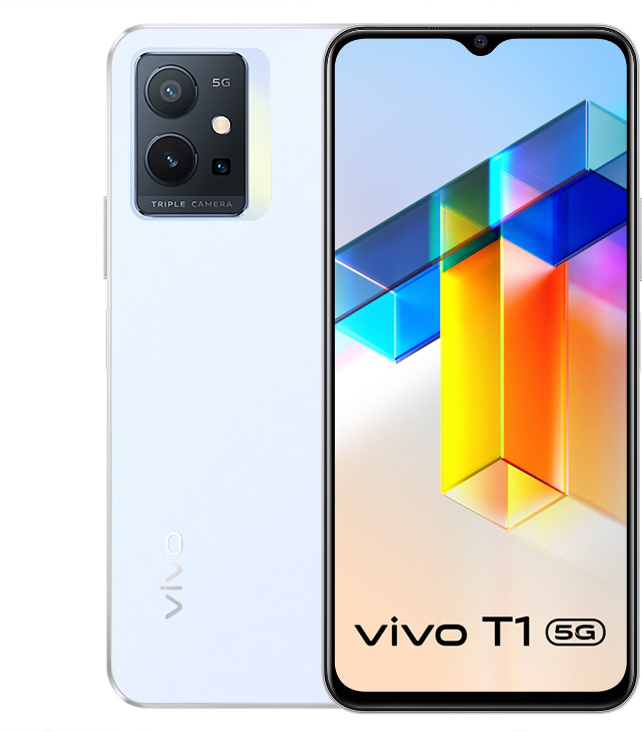 Image of vivo T1 5G (Silky White, 128 GB)