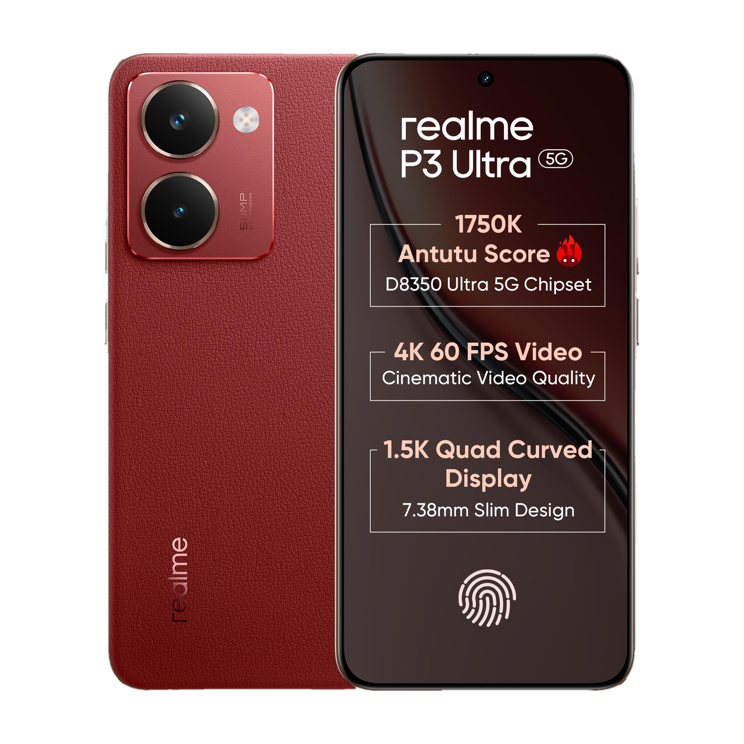realme P3 Ultra 5G (Orion Red, 128 GB)