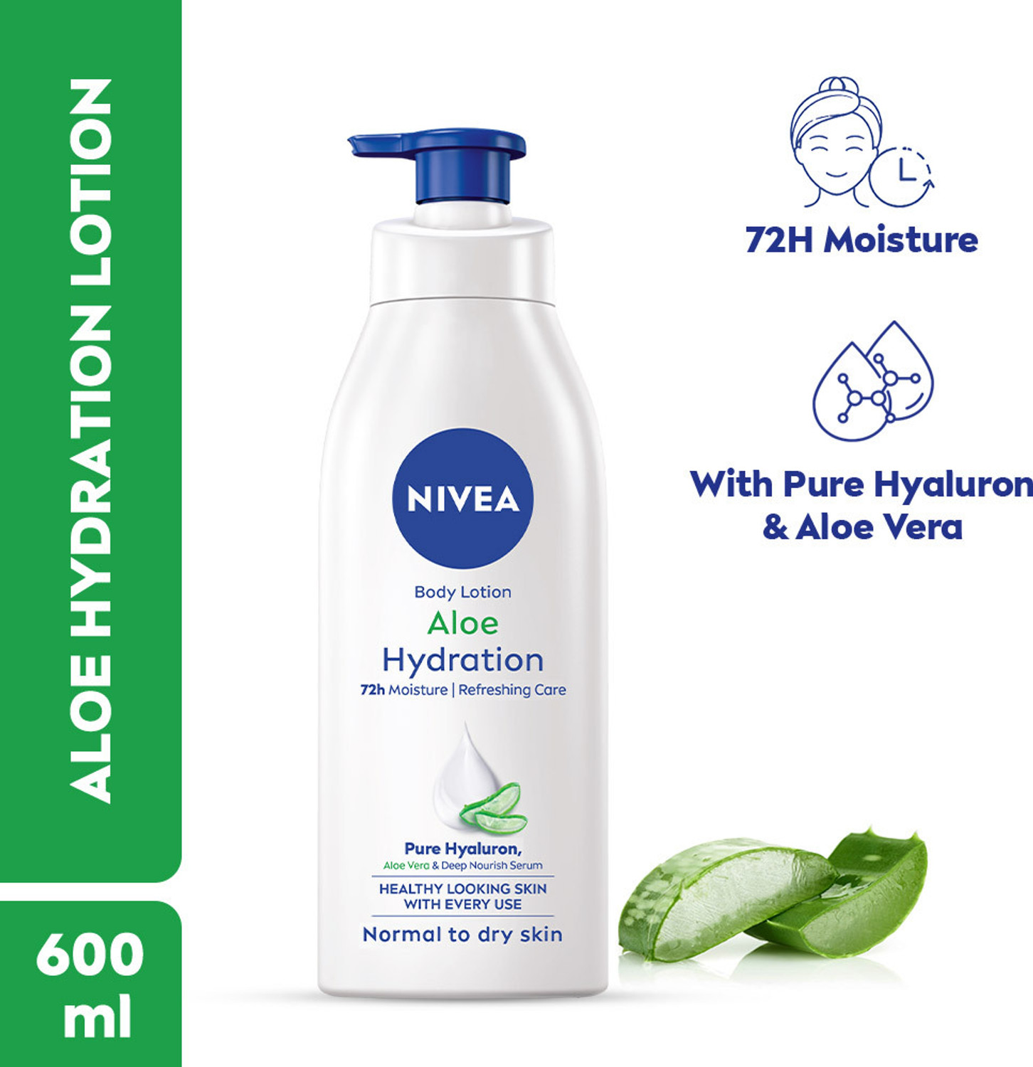NIVEA Body Lotion, Aloe Hydration