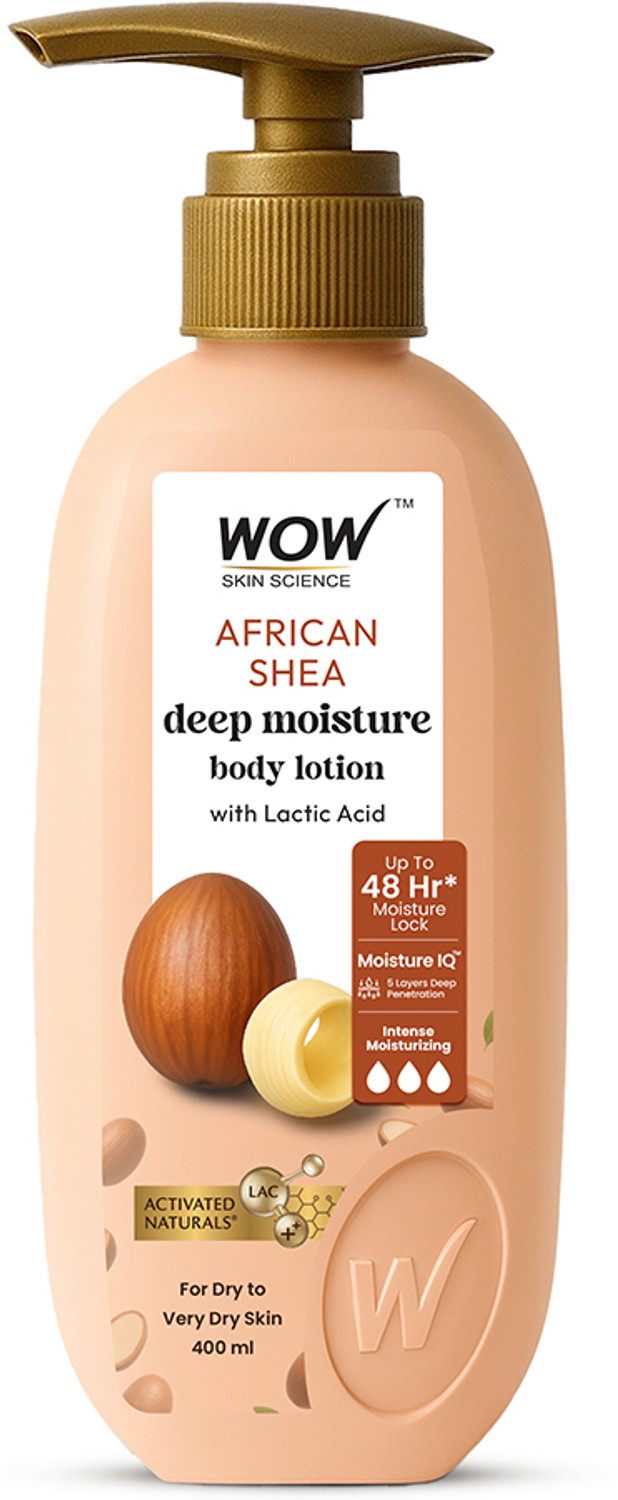 WOW Skin Science Shea & Cocoa Butter Lotion 400ml – Deep