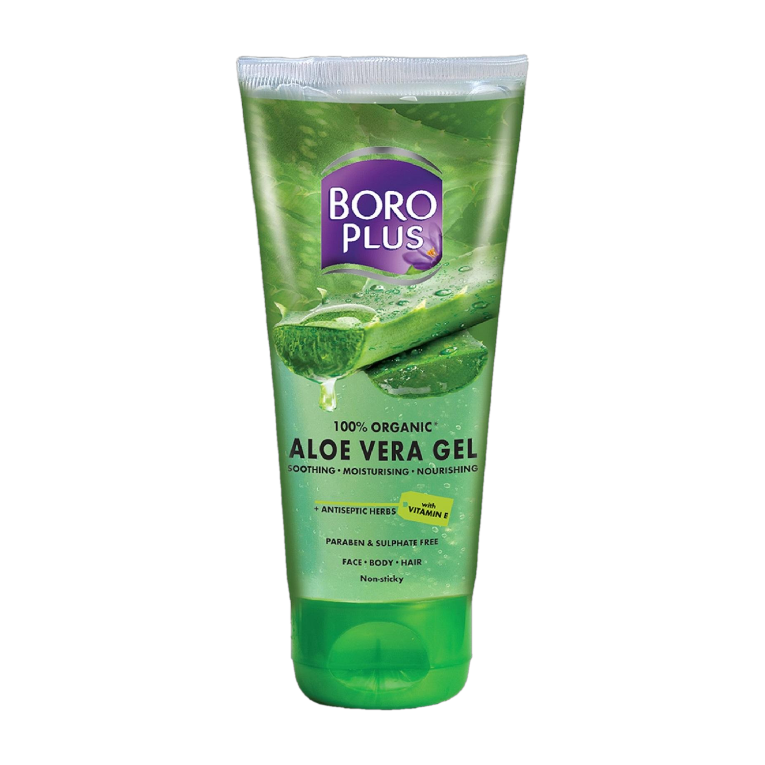 BOROPLUS 100% Organic Aloe Vera Gel