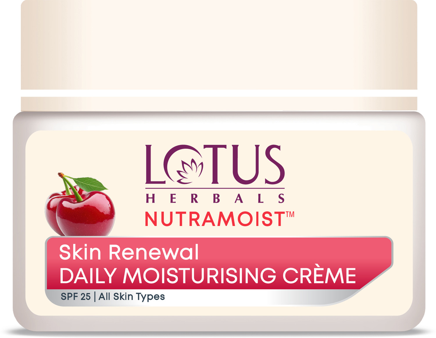 LOTUS HERBALS HERBALS NUTRAMOIST Skin Renewal Daily Moisturising Creme SPF-25