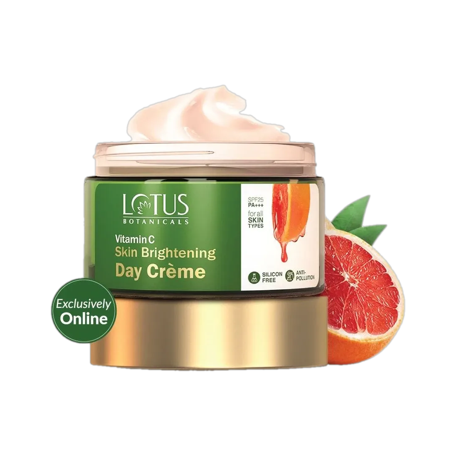 Lotus Botanicals Vitamin C Skin Brightening Day Crme - 50g
