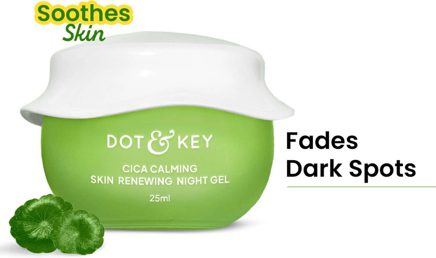 Dot & Key Cica Niacinamide Night Moisturizer with Tea Tree Oil Fights Dark Spots & Acne