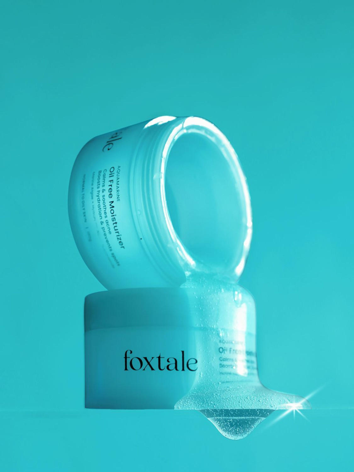 Foxtale Oil Free Moisturizer with Red Algae Extract,Blue Green Algae E