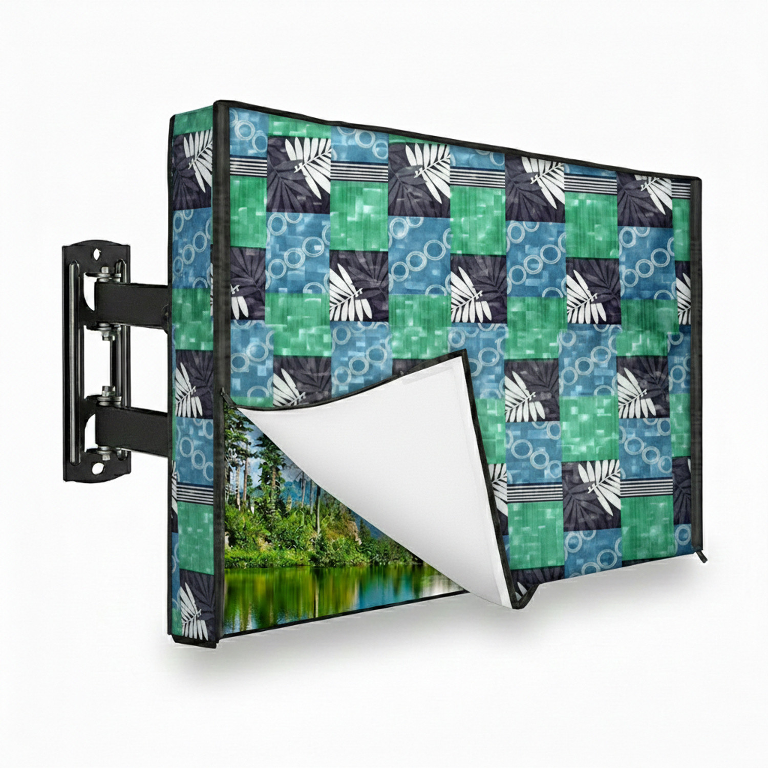 Image of GREAT FASHION 2 layer dust proof smart LED LCD TV cover for 50 inch 50 inch LED /LCD TV - GF P029 LED50 BA006 (Multicolor)