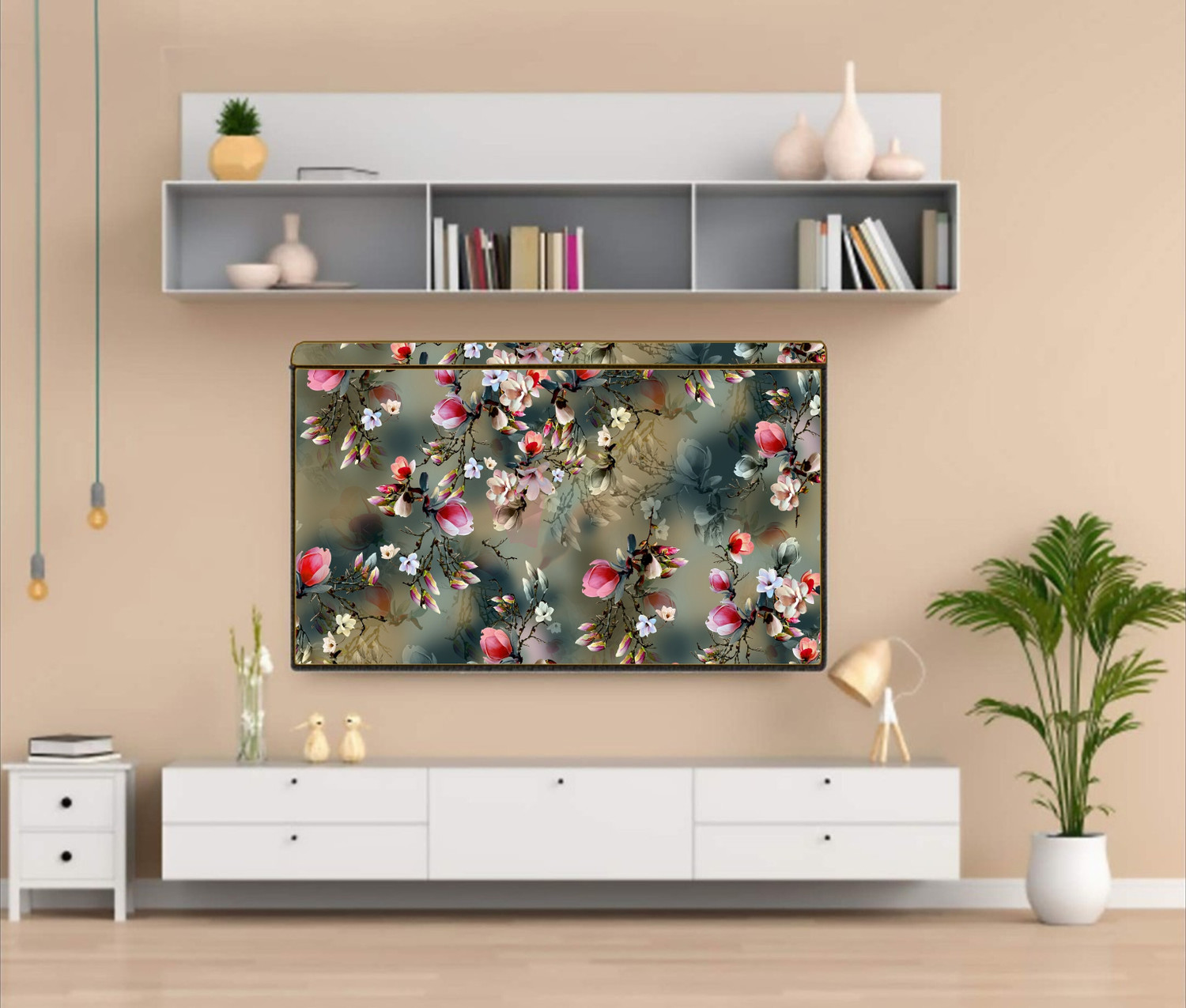 Image of GREAT FASHION 2 layer dust proof smart LED LCD TV cover for 50 inch 50 inch LED /LCD TV - GF P029 LED50 BA006 (Multicolor)