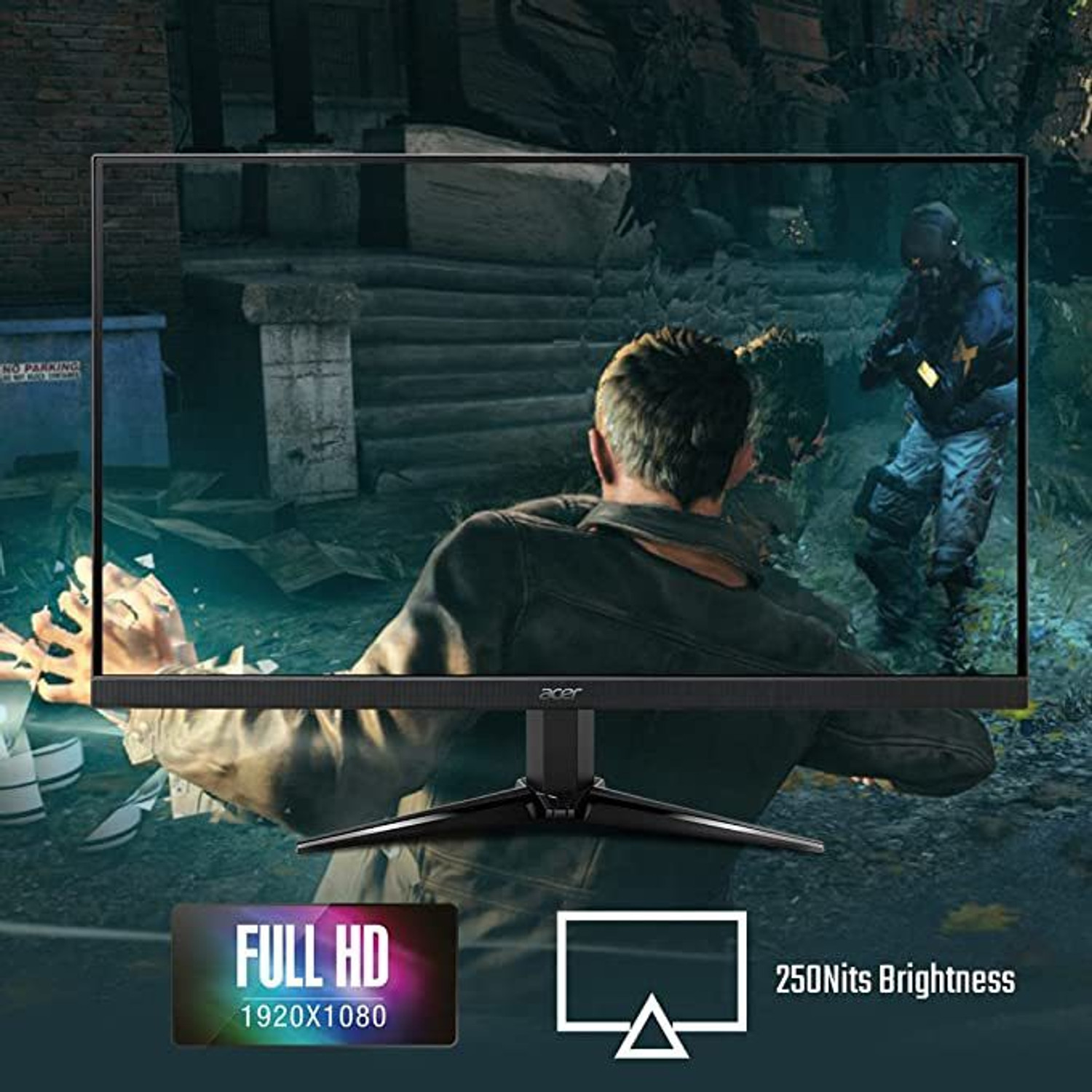 Image of Acer Nitro QG1 54.61 cm (22 inch) Full HD LED Backlit VA Panel Gaming Monitor (Nitro QG221Q 21.5 inch (55 cm) Backlit Led 1920 X 1080 Pixels Full HD Gaming Monitor)