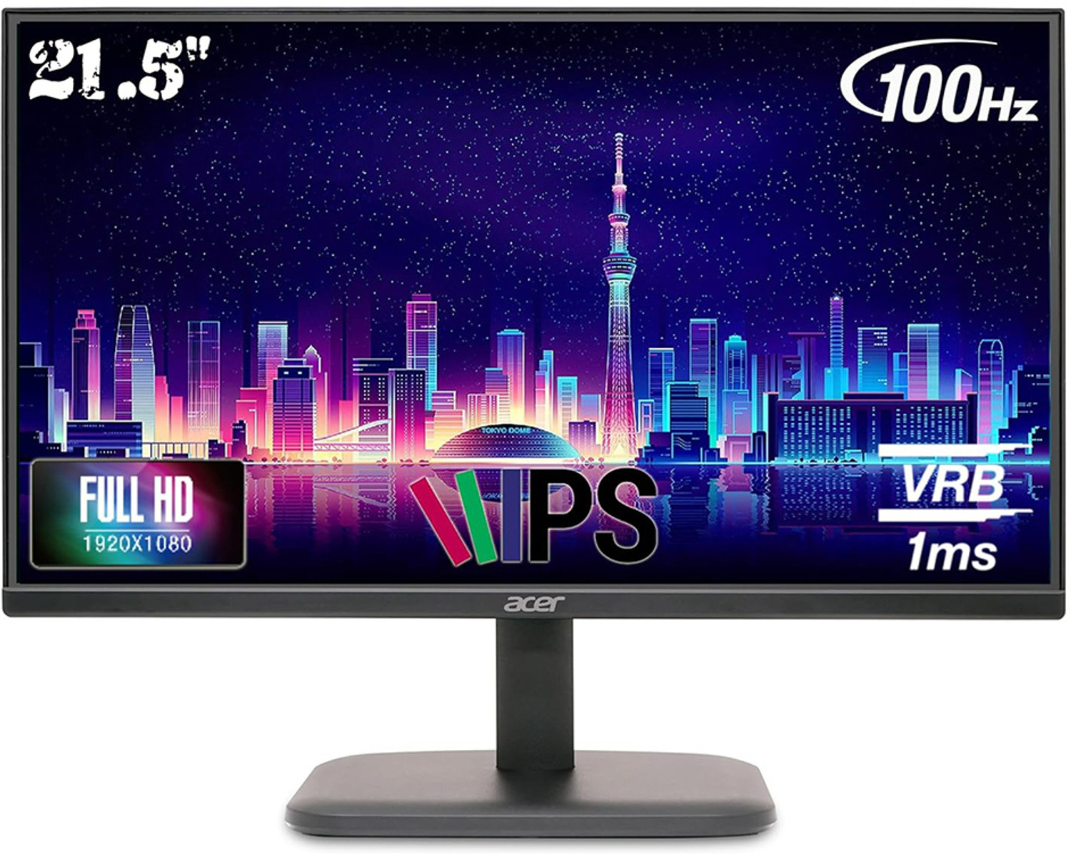 Image of Acer 80.01 cm (32 inch) WQHD Monitor (EB 321 HQU) (Response Time: 5 ms, 60 Hz Refresh Rate)