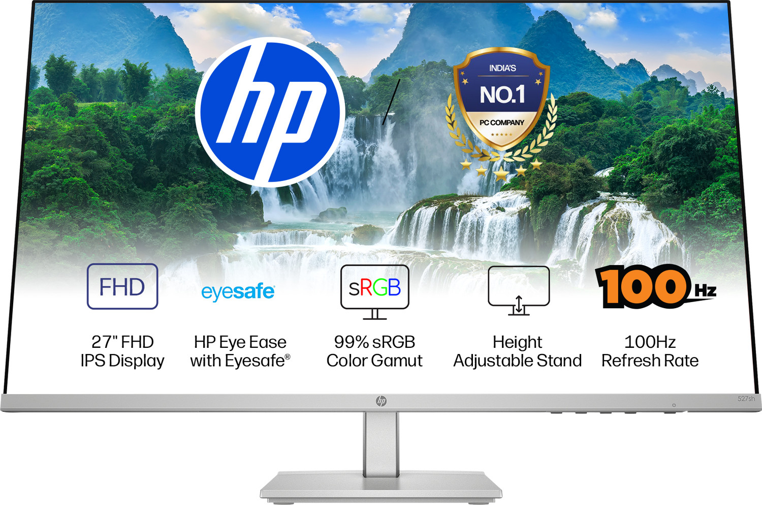 HP Series 5 68.58 cm (27 inch) Full HD LED Backlit IPS Panel with On-s