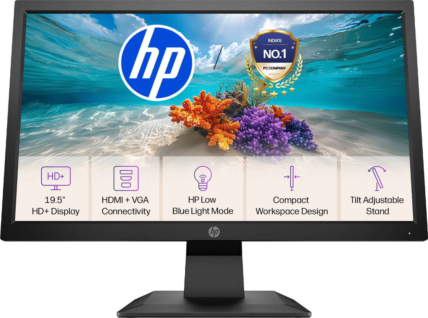 Image of AOC E943SWNK 18.5 inch LED Backlit LCD Monitor (Response Time: 5 ms, 75 Hz Refresh Rate)