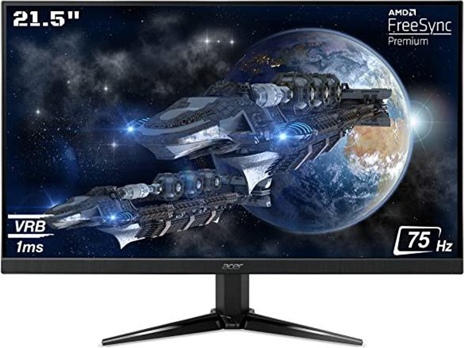 Image of Acer Nitro QG1 54.61 cm (22 inch) Full HD LED Backlit VA Panel Gaming Monitor (Nitro QG221Q 21.5 inch (55 cm) Backlit Led 1920 X 1080 Pixels Full HD Gaming Monitor)