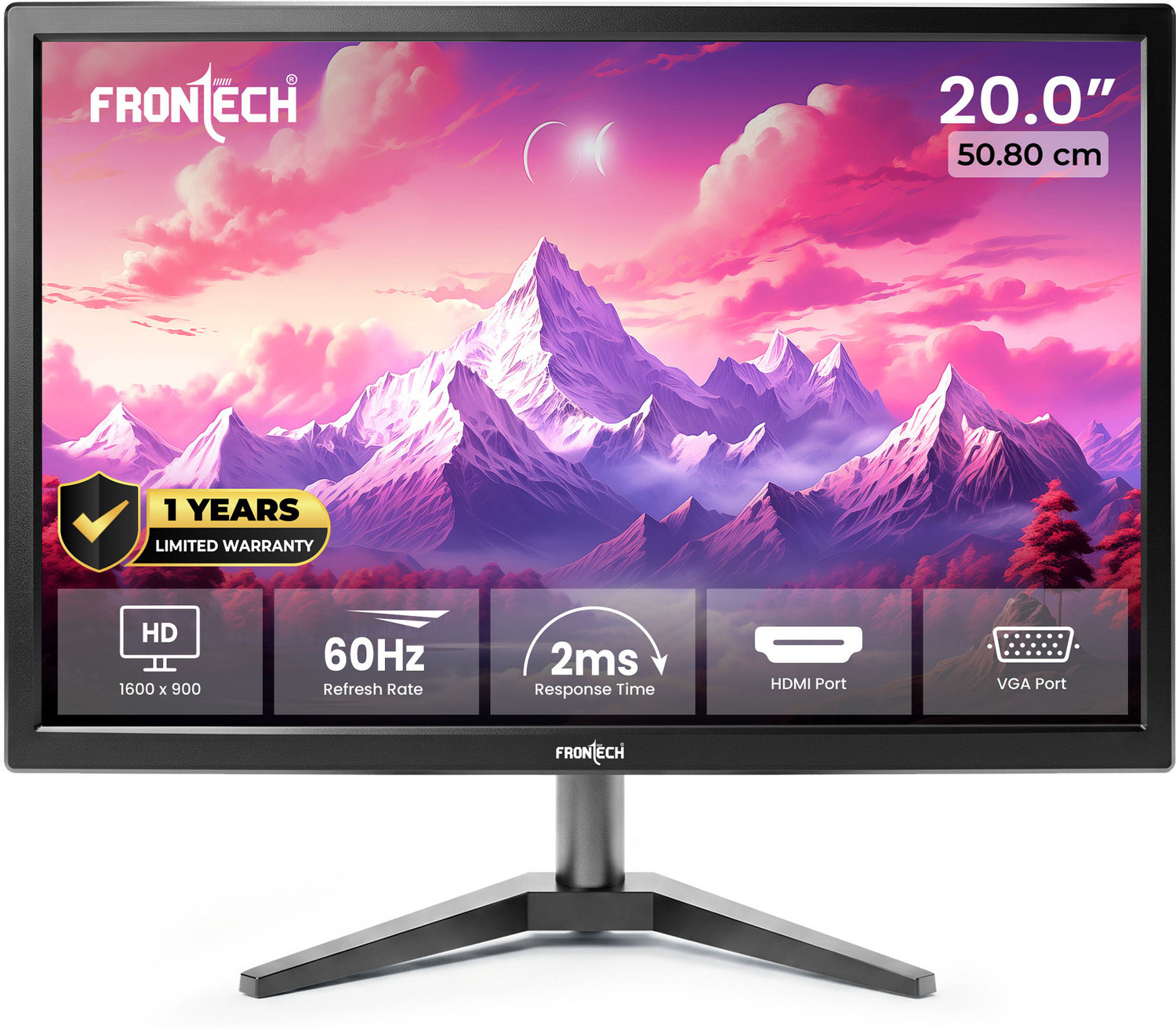 Frontech 20 inch HD TN Panel Monitor (MON-0054)