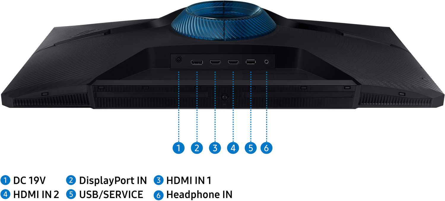 Image of Samsung Odyssey G5 68.58 cm (27 inch) Quad HD VA Panel with HDR10, Height Adjustable Stand, Flat Gaming Monitor (LS27CG510EWXXL)